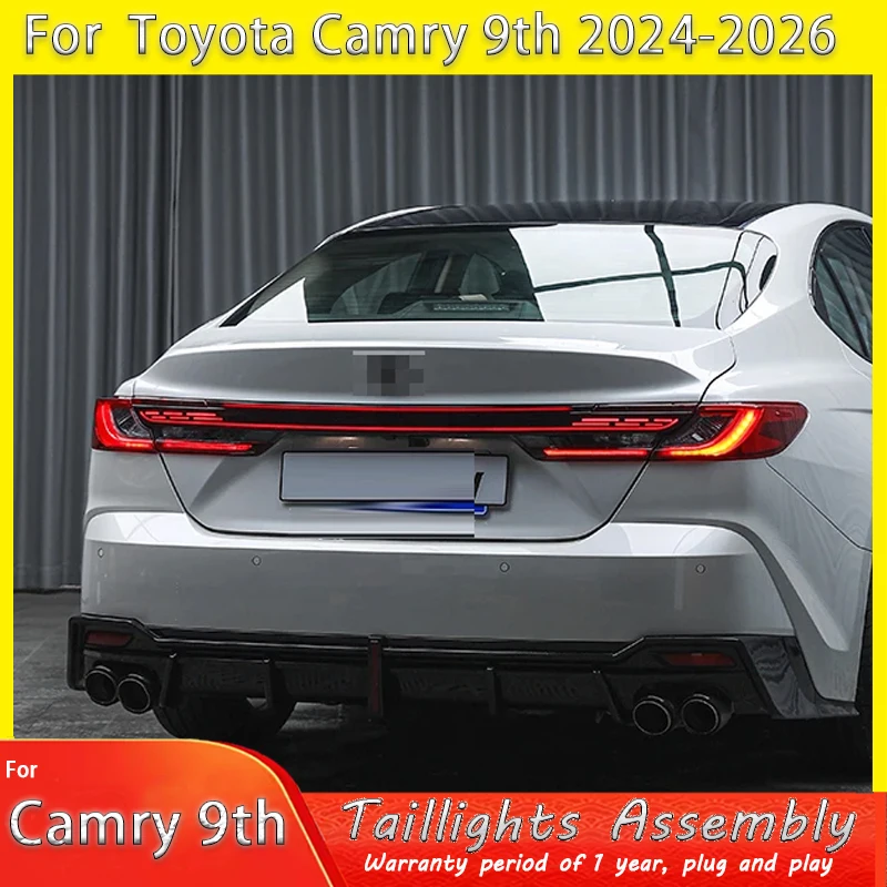 

Car Lamp Accessories For Toyota Camry the 9th Generation 2024-2026 LED Tail Light Modified Rear Tail Trunk Lights Taillights