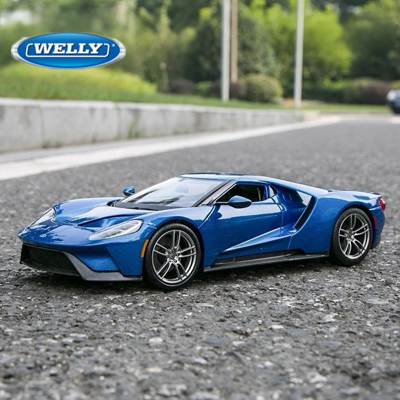 

Welly 1:36 2017, Ford GT, модель спортивного автомобиля из сплава, литая под давлением металлическая гоночная машина, модель автомобиля, коллекция моделирования, детские игрушки, подарок