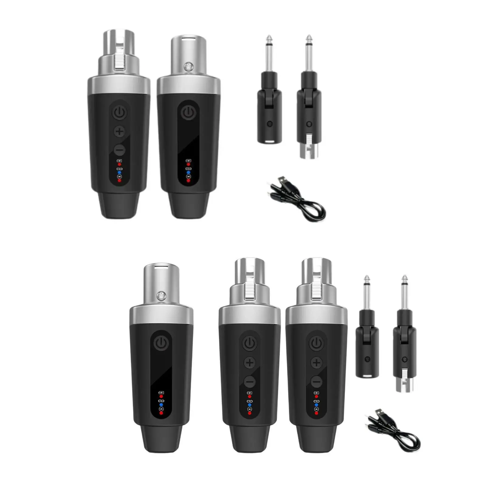 

Microphone System Transmitter Receiver for Electric Guitar Bass Audio Mixer
