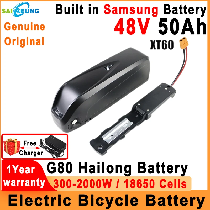 

48V 30ah Battery Ebike 20AH 60ah 50ah 45 40ah 35ah 30ah E-bike Batterij Hailong G80 Max 2000W Accessories 18650 Originele Cells