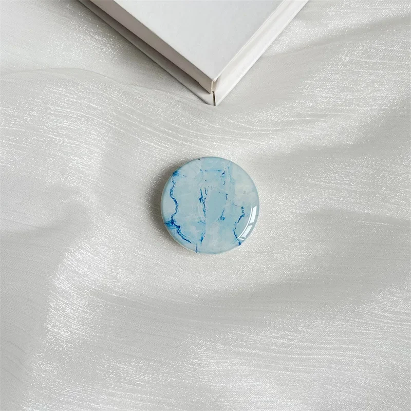 Популярный Модный популярный держатель для телефона с мраморным рисунком, универсальный магнитный кронштейн на присоске для магнитной подушки безопасности, чехол-подставка