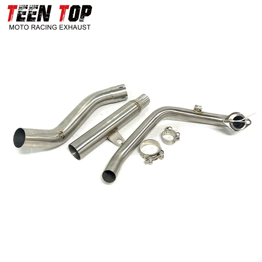 Motorcycle Exhaust Escape For CF MOTO NK250/250SR Exhaust Pipe Moto Modified 51mm Silp On Front Link Pipe Muffler