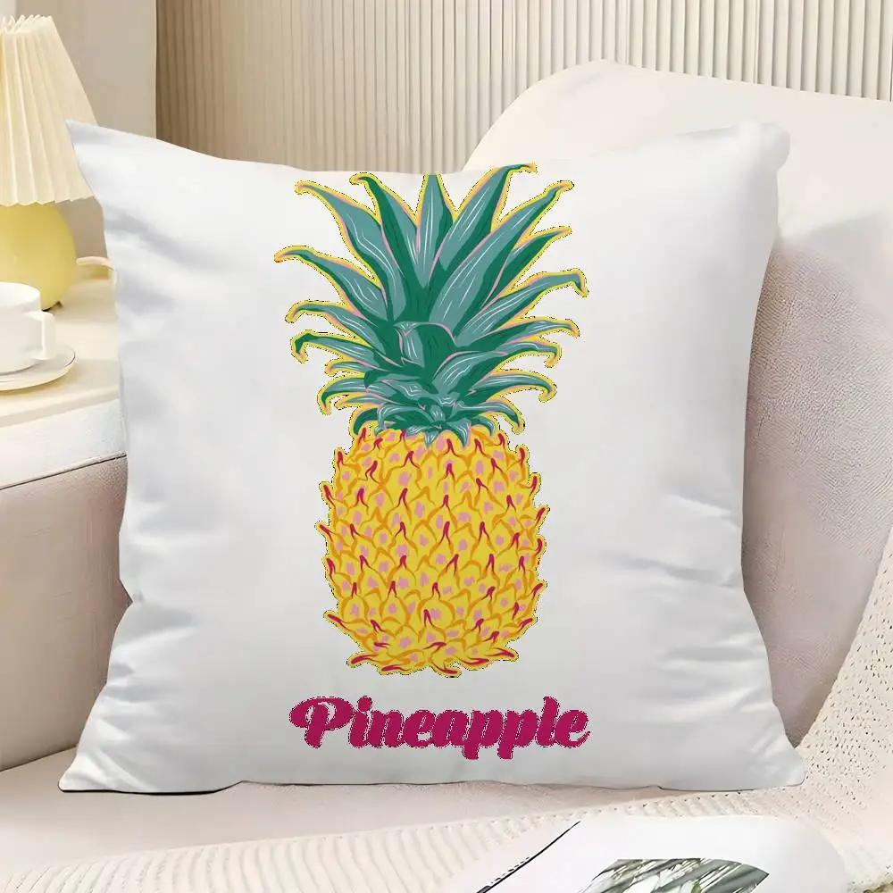 Pineapple Throw Pillow Cover Neutral Decor Cushion Cover Soft Sofa Couch Bed Home Decor Pillow Case