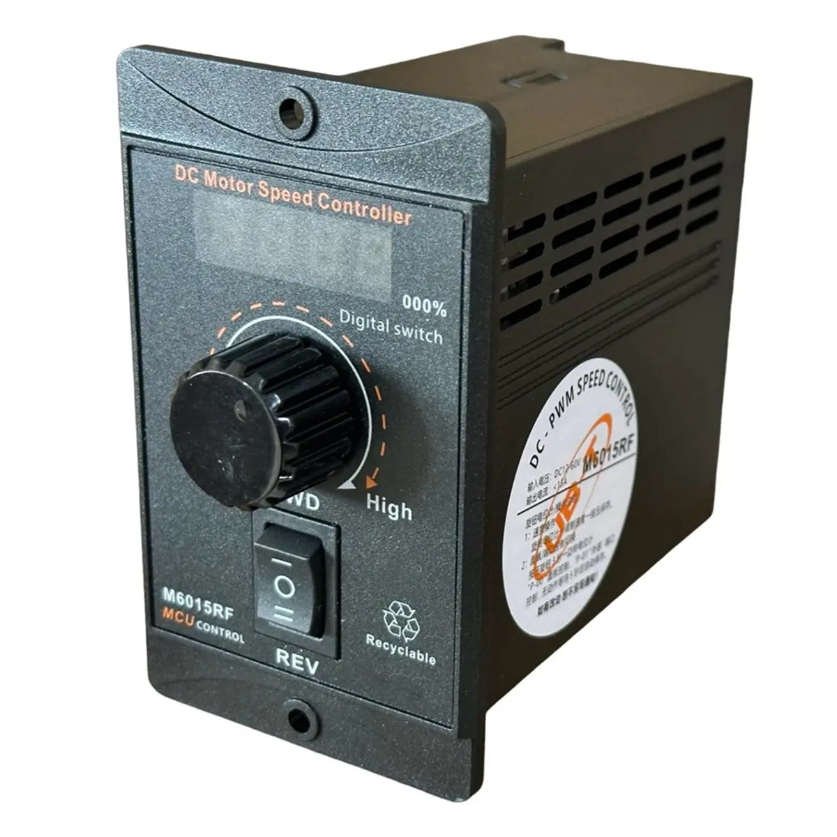update. DC 12-60V 15A PWM Motor Speed Controller Multifunctional Motor Speed Regulator Controller Display Speed Percentage