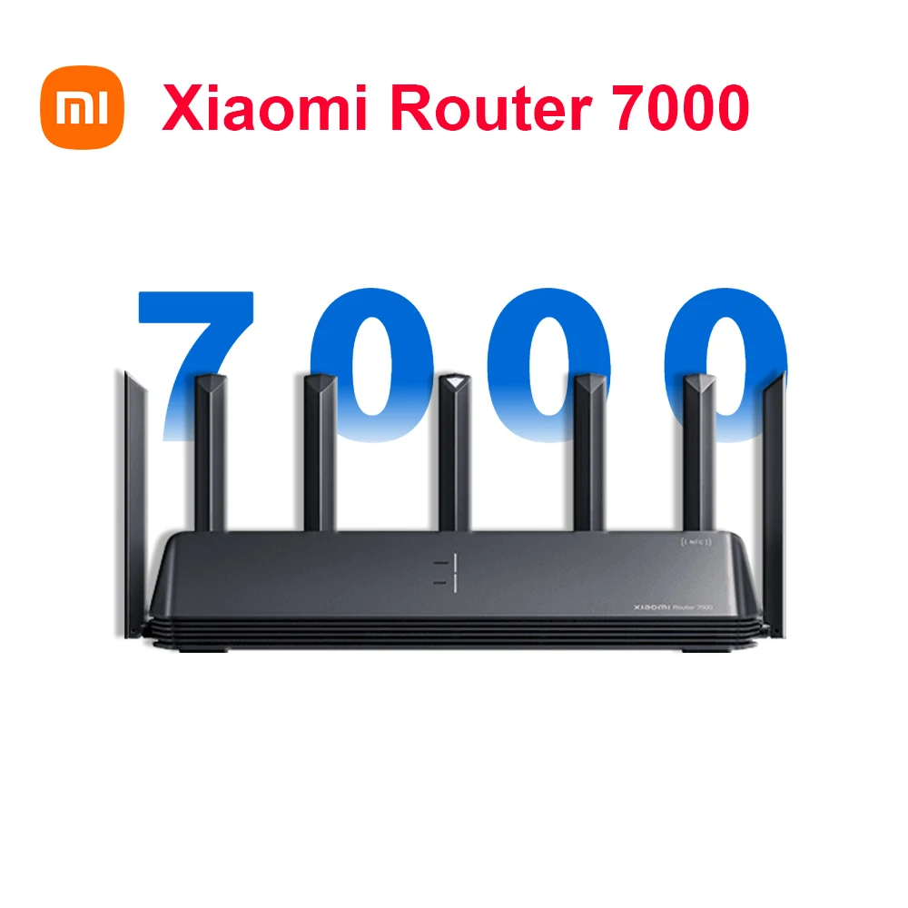 

Xiaomi Router 7000 Gigabit Fast Networkwifi Router NFC Collision Connection 160MHz 1GB Memory 8way Signal Amplifier wifiExtender