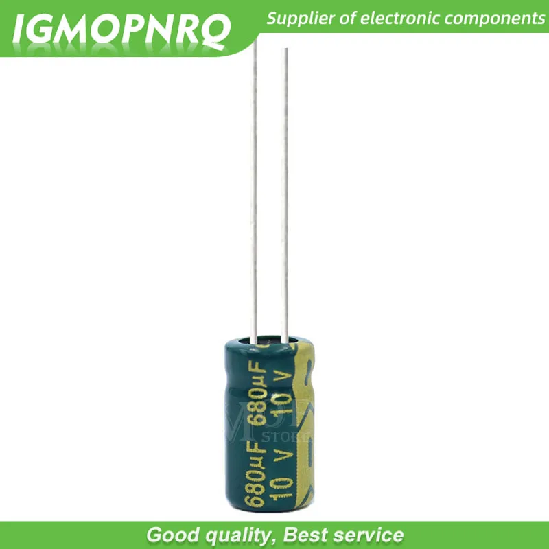 20PCS 10V680UF 6*11mm igmopnrq Aluminum electrolytic capacitor high frequent low impedance 6x11mm