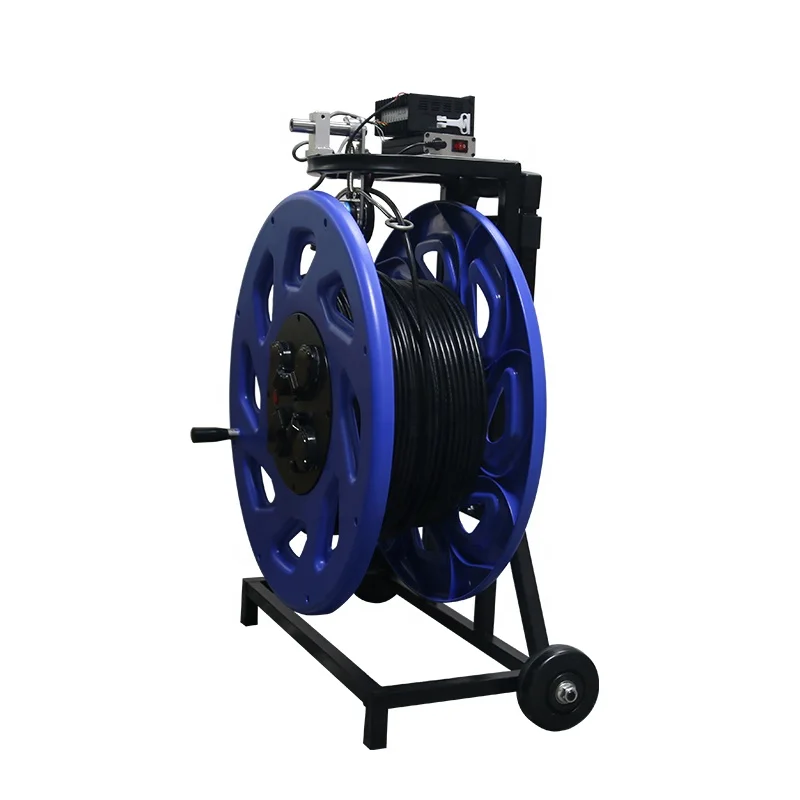 Customize 250 Meters Cable Drain Pipe Inspection Sewer Camera Crawler Robot