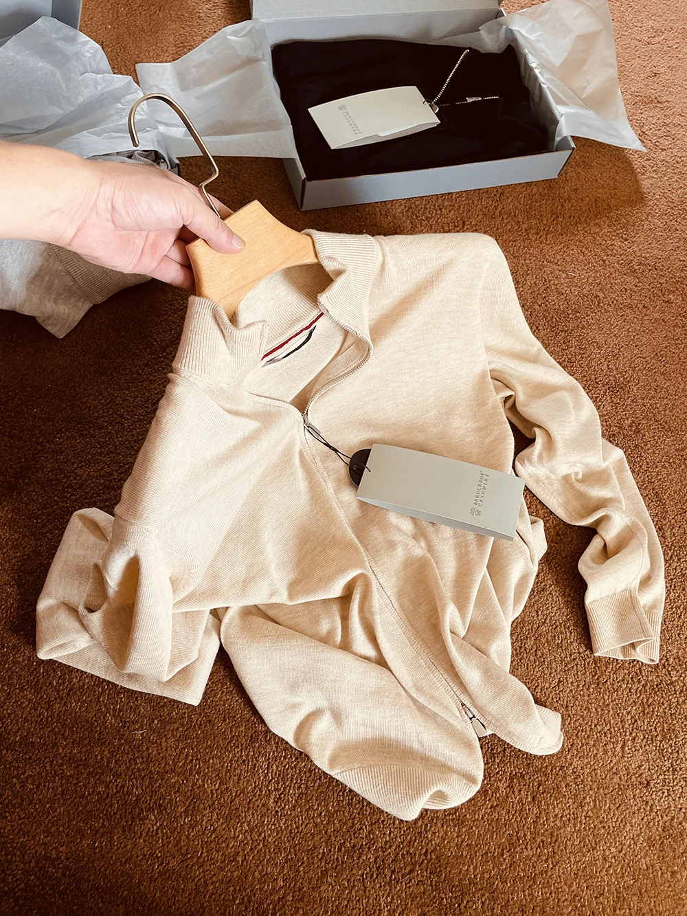 

Легкий вязаный кардиган для мужчин на весну-осень, повседневный стиль, с длинным рукавом, воротник-стойка, от Transcription