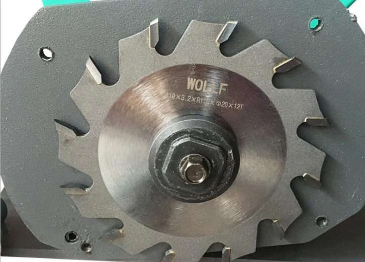 Electric Automatically Vinyl Floor Following Power Groover with Dust Shroud and 12 Teeth Carbide Cutter Made in China