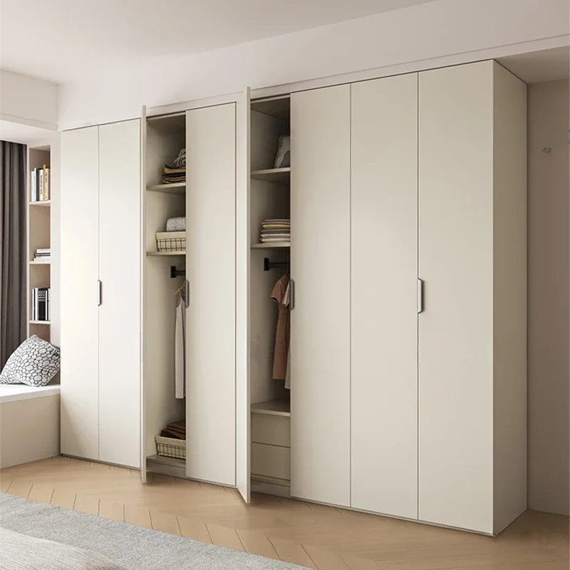 Essentials Nordic Women Closet Tall Interior Large White Rack Bedroom Wardrobe Storage Clothes Guarda Roupas Furniture Home