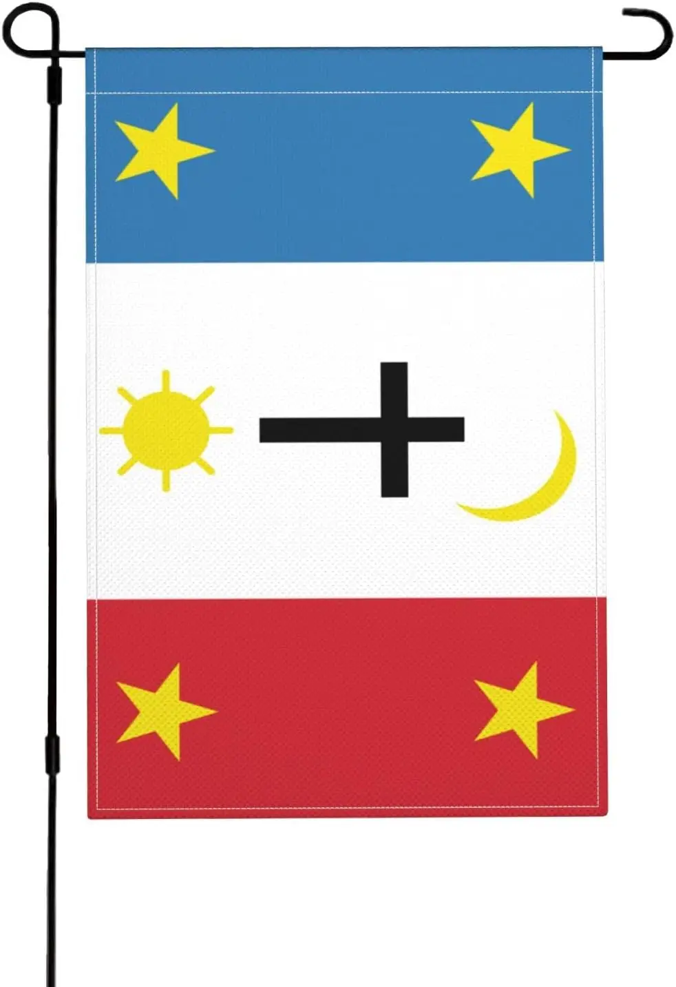 Flag Of The Pascua Yaqui Tribe Of Arizona Garden Flags for Outside 12x18 Inch Double Sided Burlap Small Decor Garden Flag Ho ZZM