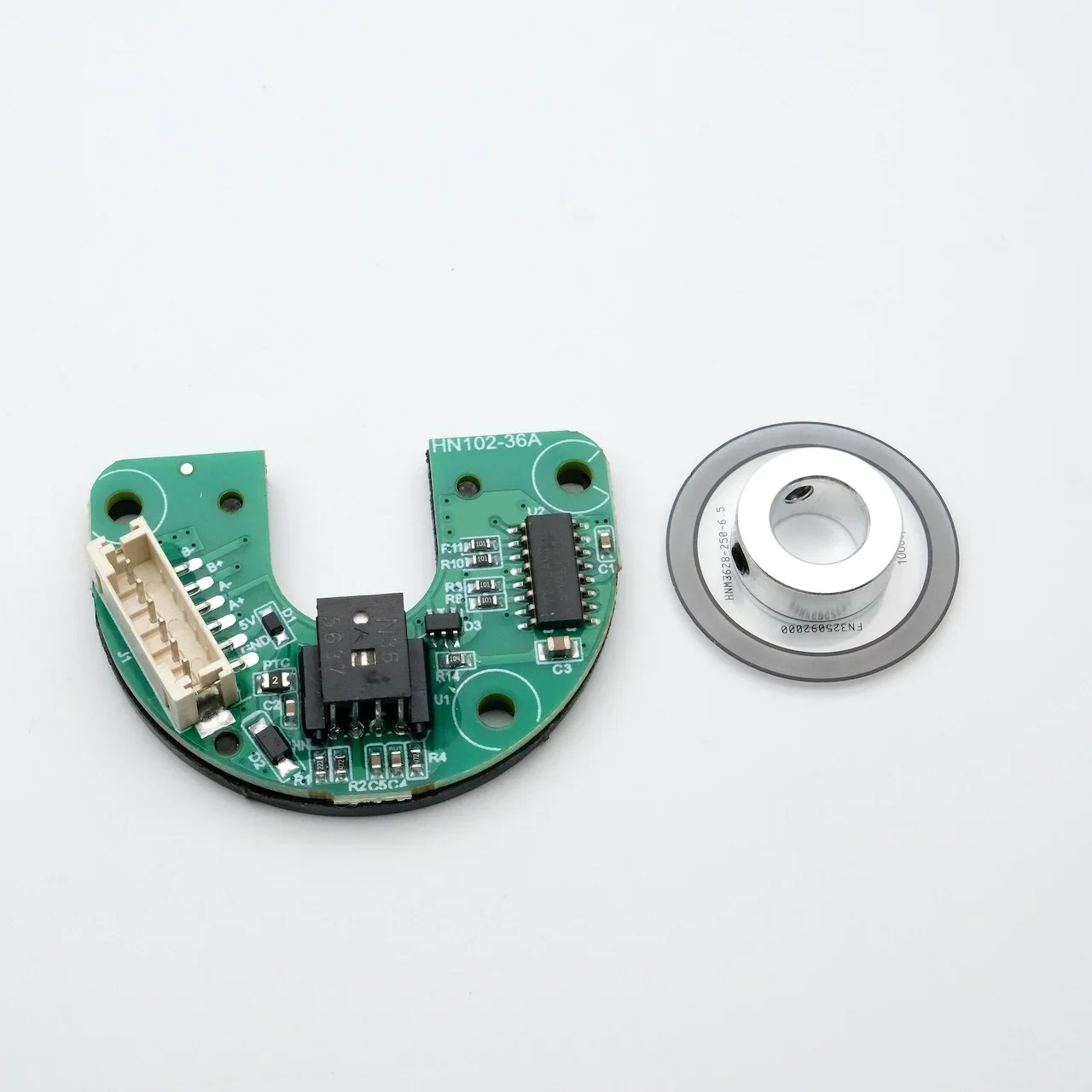 1000PPR AB 2-Phase For 57MM 9731 Industrial Stepper Motor Code Disk HN102-36A 8MM Hole 360PPR 1000 LPR DIY Nema 23