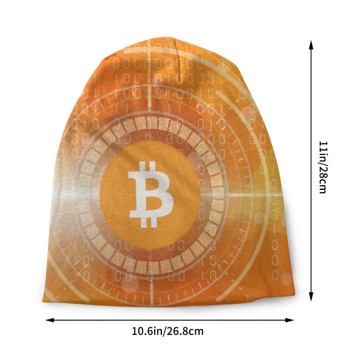 Bitcoin Crypto Blockchain Digital Code Bonnet Hats Hip Hop Knit Hat Autumn Winter Warm BTC Cryptocurrency Skullies Beanies Caps