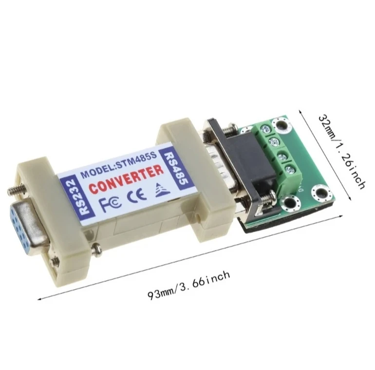 RS485 واجهة محول مسلسل 232 485 جهاز الأم النقل المباشر عالية الأداء RS232 إلى RS485 محول RS232