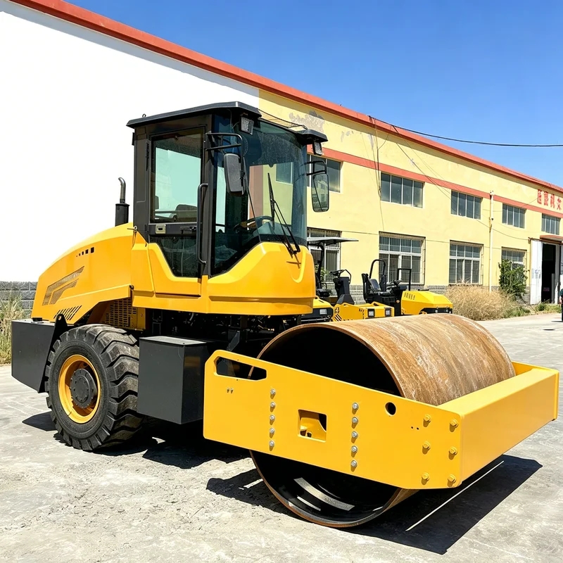 

2 Ton Road Roller Mini Road Roller Light Compact Ground Rolling Rural Pavement Leveling Flexible Vibration Maintenance Device