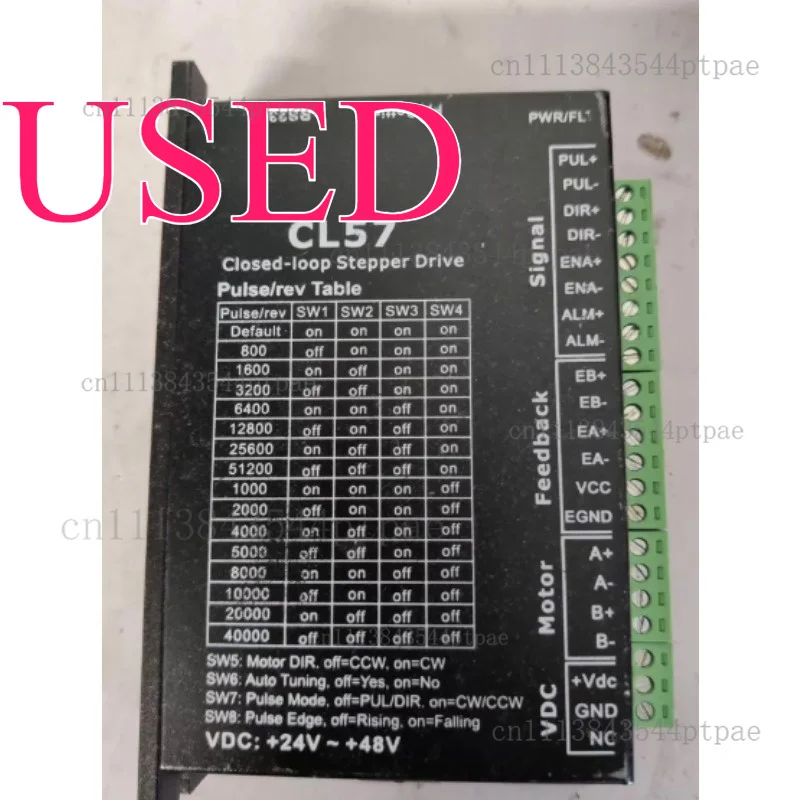 Closed-loop stepper motor: 57cme23, torque 2.3n・m; driver: cl57, dc24-48v power supply, compatible with 5v/24v pulse.
