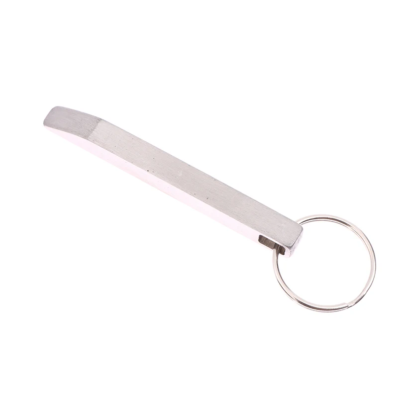 Mini EDC MultiFunctional Stainless Steel Crowbar Pry Bar Pry Bar Heavy Duty Key Chain Easy To Carry Durable Outdoor Tools