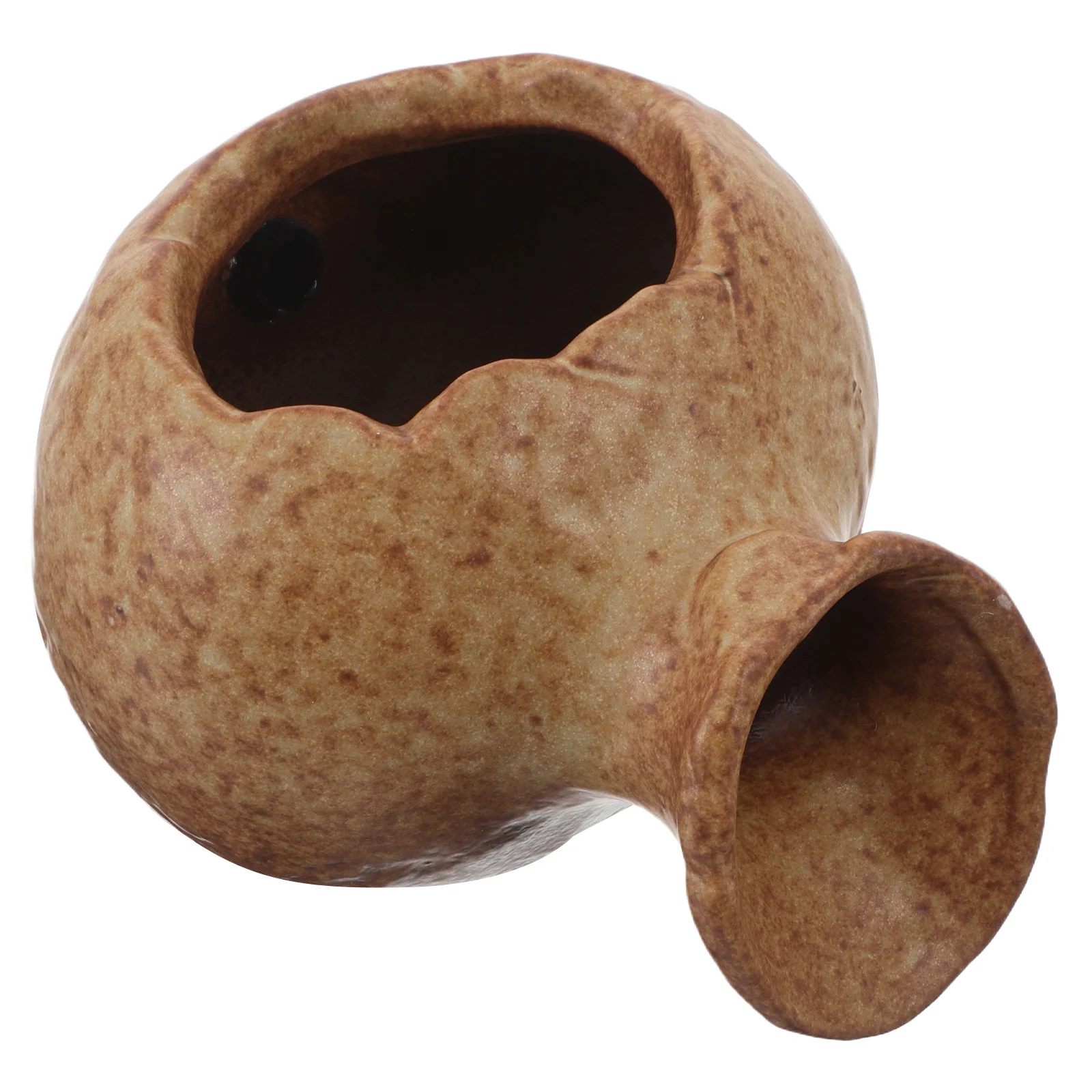 

Ceramic Jar Waterfall Tabletop Fountain Recirculating Bubbling Outdoor Garden Decor Patio Summer Lotus Pond Plant Holder