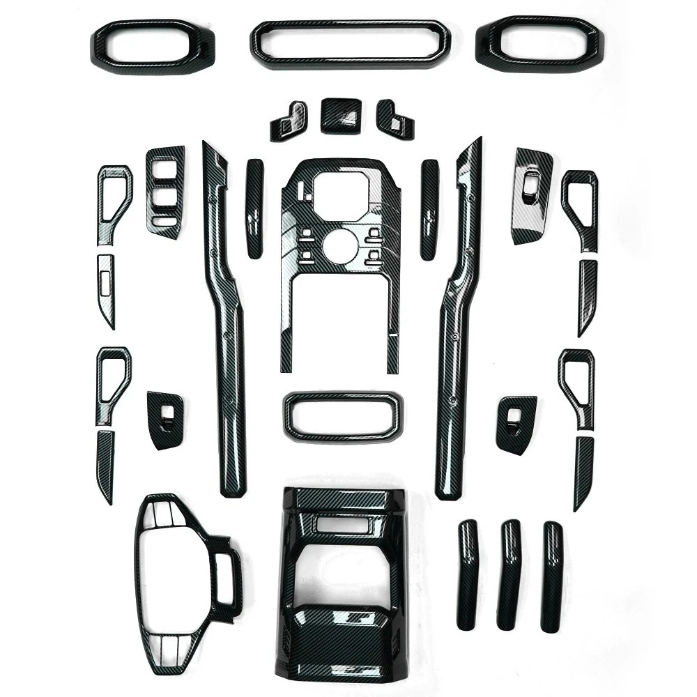 Suitable For 23 Jettrip Central Control Gear Panel Gear Cover Trend Carbon Fiber Interior Modification