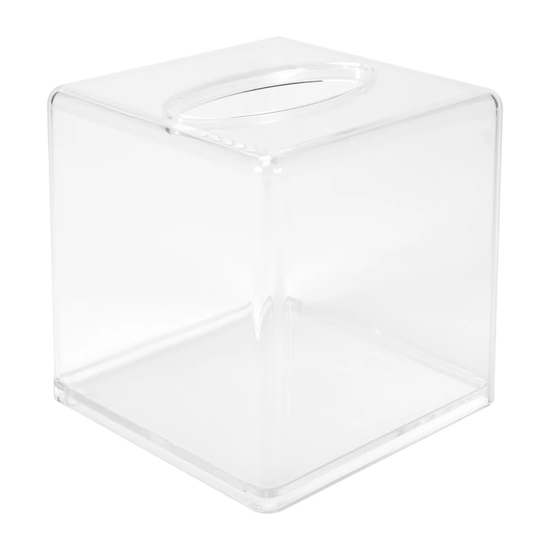 

Clear Acrylic Tissue Box Holder With Cover Facial Tissue Dispenser Box Case For Countertop,Clear Plastic Dryer