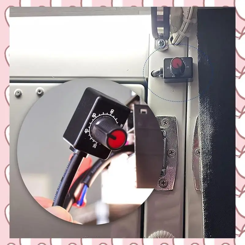 

HHTL 6Pack DC 0/1-10V Ручка светодиодного диммера, мини-светодиодная ручка диммера с поворотным переключателем управления Низковольтный пассивный диммер ШИМ затемнение