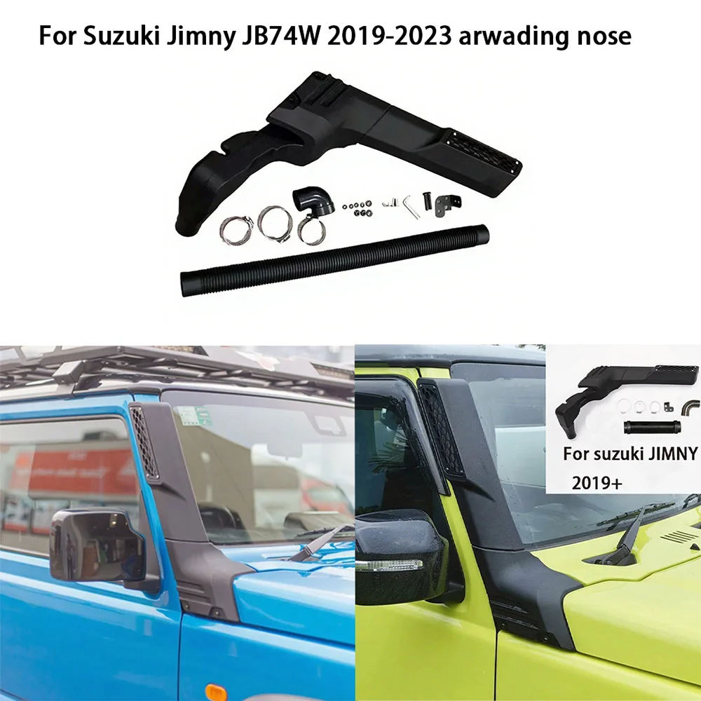 Para SUZUKI Jimny 2019+ Accesorios Exteriores para Auto 4x4, Kits de Snorkel para Toma de Aire, Accesorios para Auto, Manguera de Respiración Air Wader