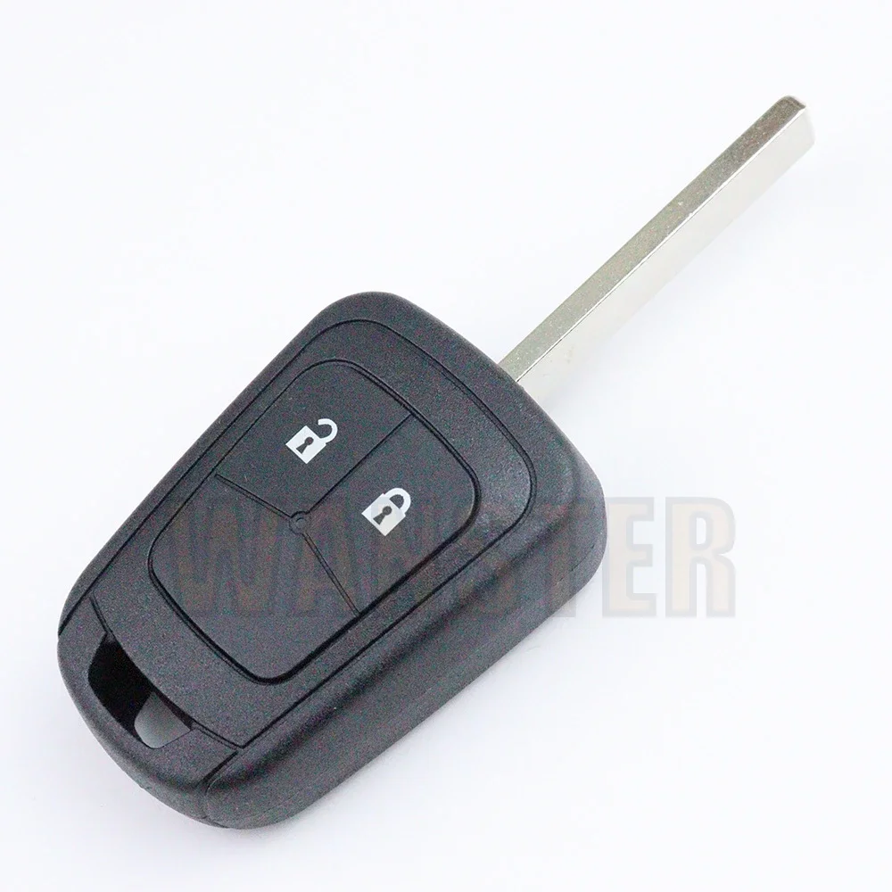 2/3 Car Key Housing Key Fob Case Shell per Opel Astra 2012 per Chevrolet Camaro Sonic Cruze Malibu Volt Spark Equinox