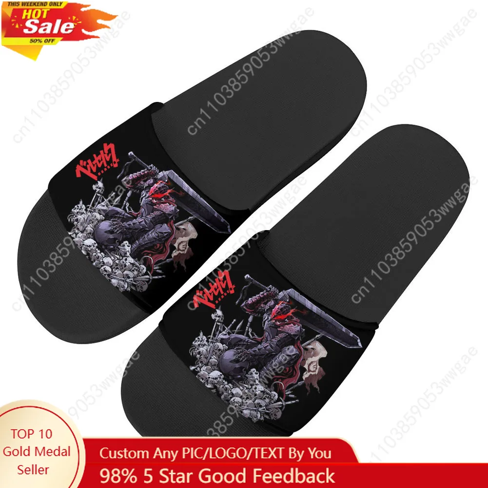 

Berserk Sandals Home Slippers Water Shoes Mens Womens Teenagers Sandal Bathroom Beach Pool Fashion Custom Made Summer Slippers