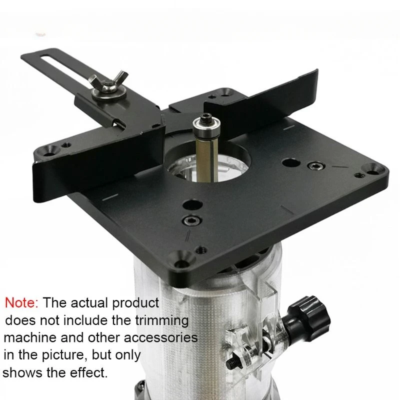 

Universal RT0700C Aluminum Router Table Insert Plate Trimming Machine Flip Board for Woodworking O30 20