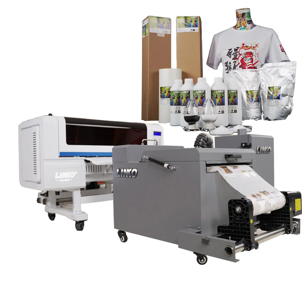 A3 30cm Inkjet Printer DTF Set XP600 Print Head Heat Transfer T Shirt Textile Printing Machine Digital DTF Printer