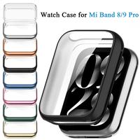 Soft TPU Case For Xiaomi Mi band 8 Pro Smart Watch Strap Bumper Cover Screen Protector For Xiaomi Mi band9 Pro