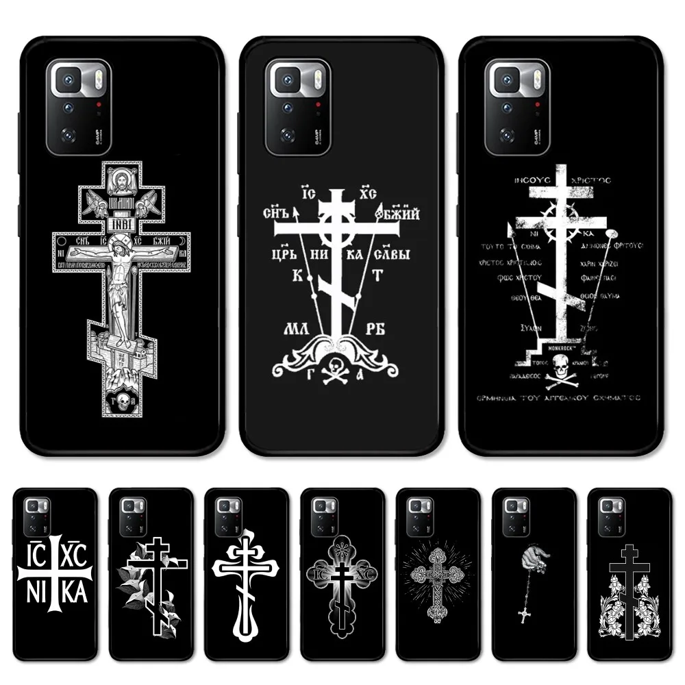 Orthodox Cross Icon Phone Case For Redmi Note 4 X 5 A 6 7 8 T 9 9S 10 11 11S 11Epro Poco M3 Pro