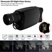 Monocular Night Vision Device 1080P HD Infrared 5X Digital Zoom Hunting Telescope Outdoor Day Night Dual Use 100% Darkness 800m