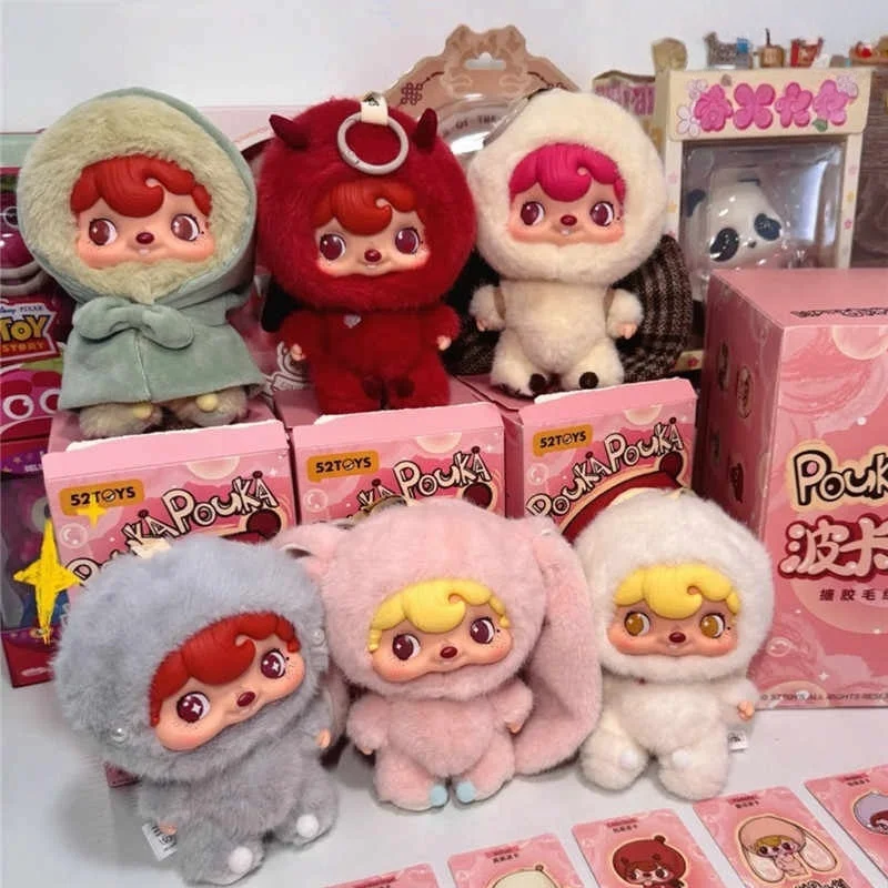 新品未開封 52toys スポット商品 アニメ アクションフィギュア ポウカ ポウカシリーズ ビニール ブラインドボックス ミステリーボックス 子供向け 人形 ギフト おもちゃ