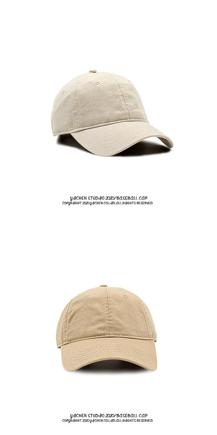 Männer Frauen Baseball Caps Low Profile Basic Twill Baumwolle Hüte Einstellbare Visier Vintage Klassische Papa Hut Täglich Outdoor – Detail 1