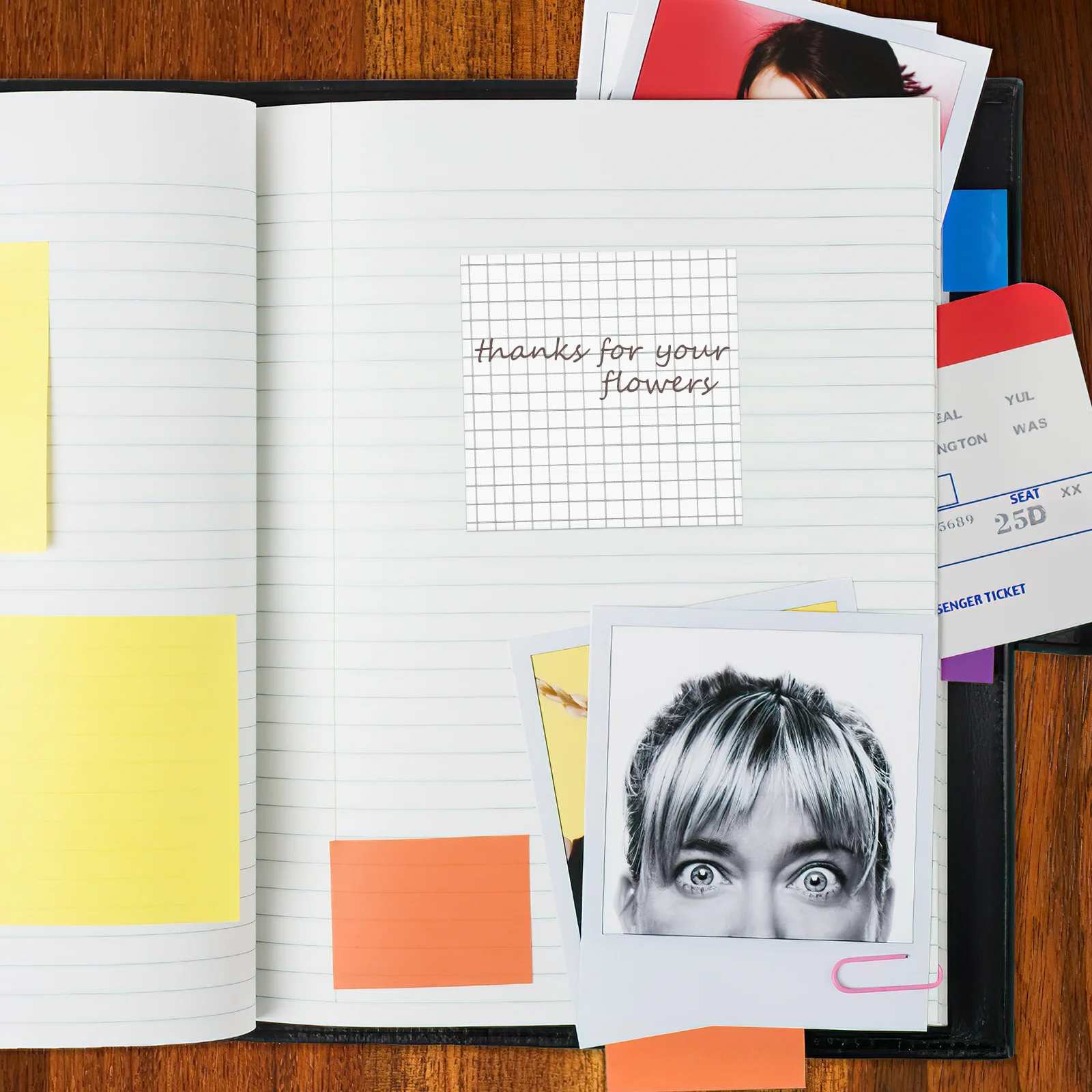 Blocs de notas transparentes para 3 libros, pestañas adhesivas portátiles, libretas pequeñas autoadhesivas, escritura suave, multiusos, para oficina, escuela y hogar