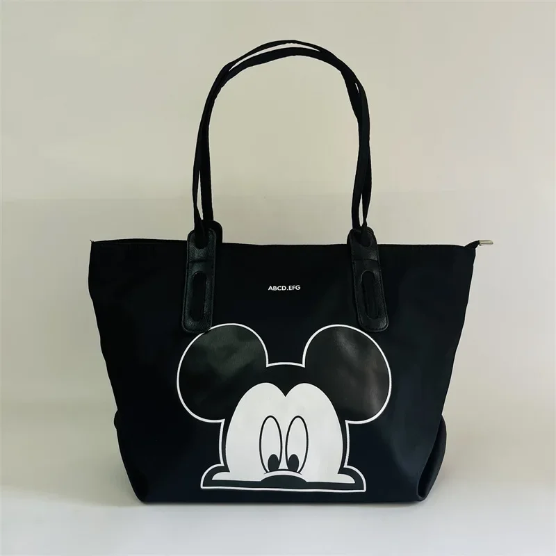 Nuova borsa tote Disney Mickey Minnie Borsa a tracolla femminile di grande capacità Borsa da donna alla moda
