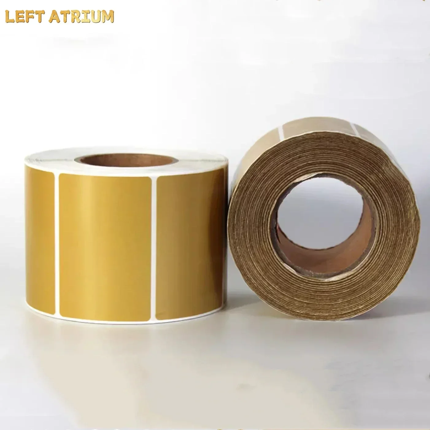 Kraft Paper Brown Thermal Sensitive Label Printing Paper Waterproof Oil Proof Bar Code Print Autohesion Identification Stickers