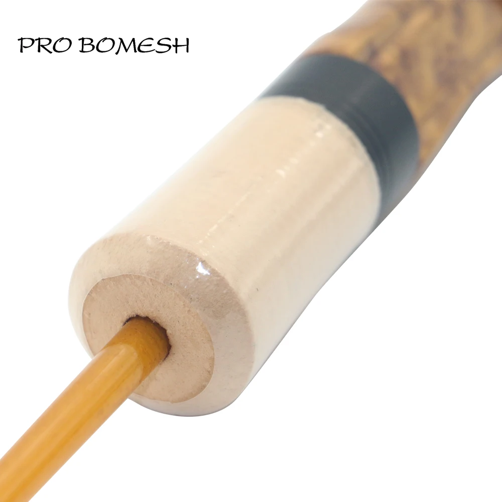 Pro Bomesh Holz Spinning Casting Reel Sitz Split 3A Kork Griff Kit DIY Forelle Angelrute Gebäude Komponente Reparatur Zubehör – Detail 8