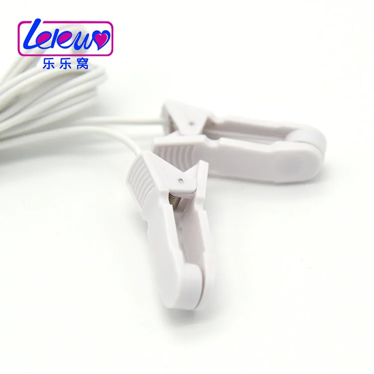 Electric shock nipple clip, metal clip, breast pudenda stimulation, medical themed toy, adult flirting toy, female Sex toy