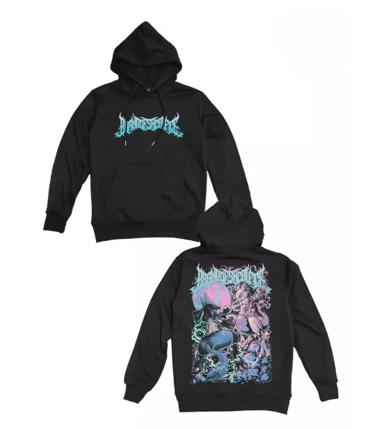 

Brand of Sacrifice, A Loose, Casual and Comfortable Hoodie for Both Men and Women From The American Technical Death Core Band