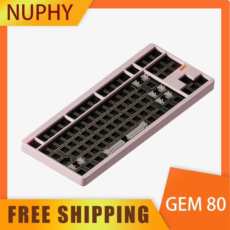 

Nuphy Gem80 Keyboard Kit Wired Via/Qmk Aluminium Alloy Mechanical Keyboard Kit Customized Gaming Keydous Accessory For Desktop