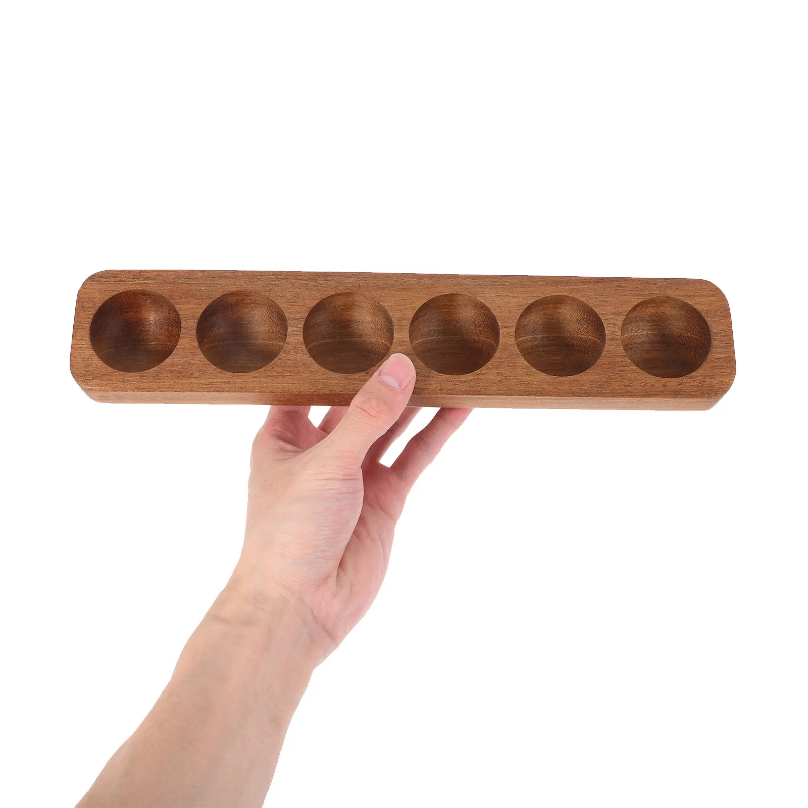2 Pcs Eggs Refrigerator Tray Countertop Storage Display Brown Chicken Holder Fridge Organizer Deviled