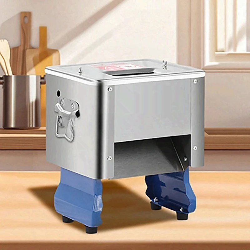 For Restaurant Kitchen 850W Commercial Meat Slicer 150kg/h Electric Stainless Steel Automatic Slicing Shredding Dicing Machine