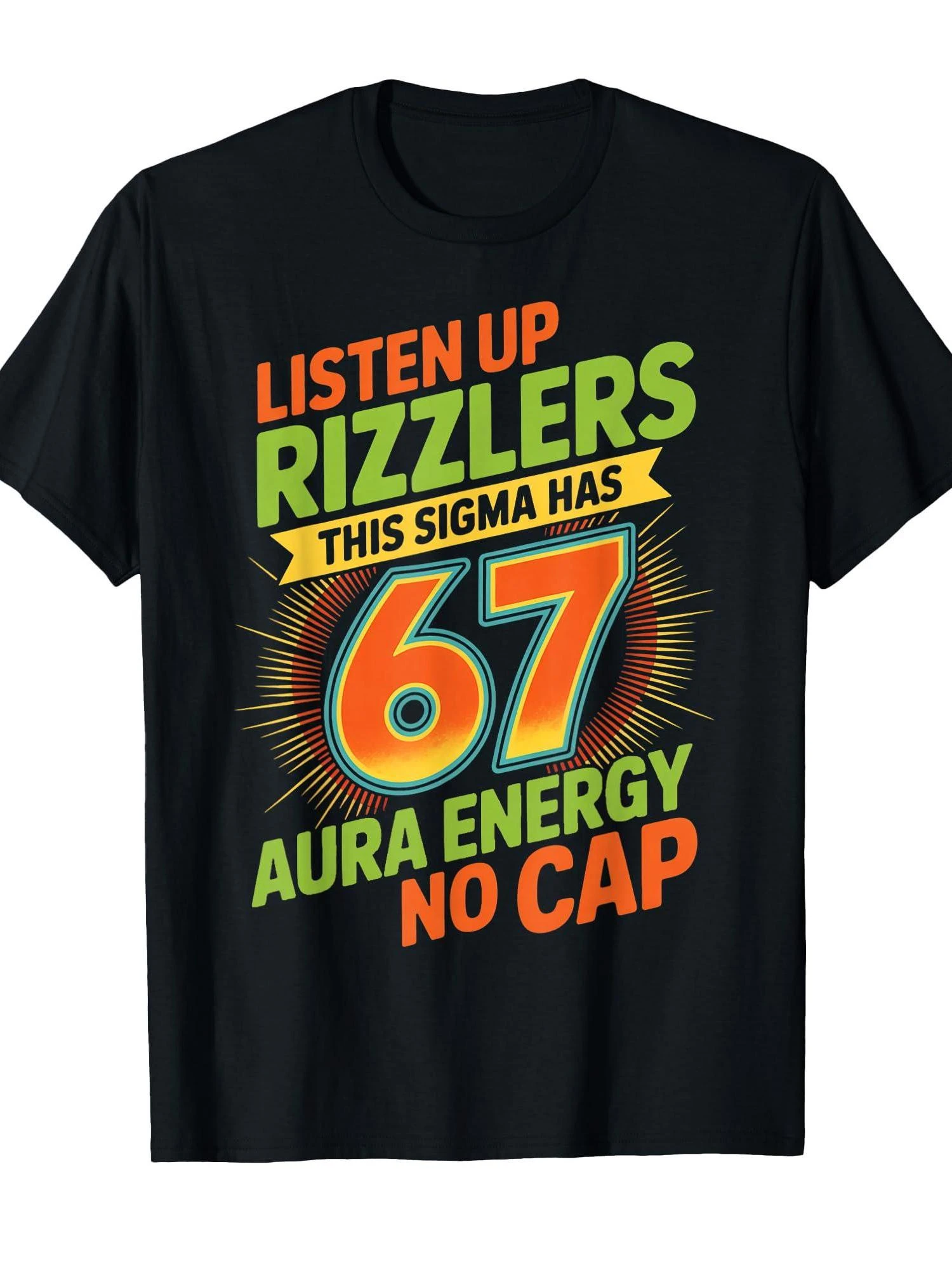 Sigma 67 Aura Gaming  Movie-Themed T-Shirt Signature 