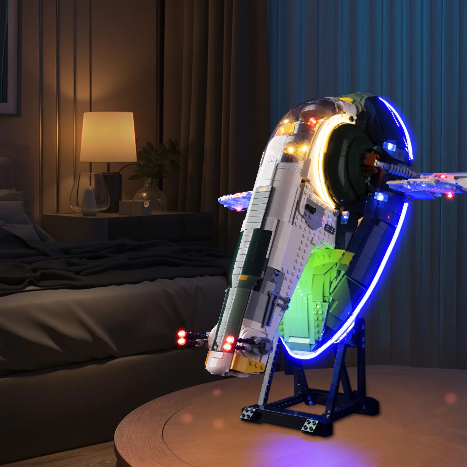 

No Model LED Light Set compatible with Star Jango Fett's Firespray-Class Starship 75409 Building Blocks Bricks DIY Lamp Toys