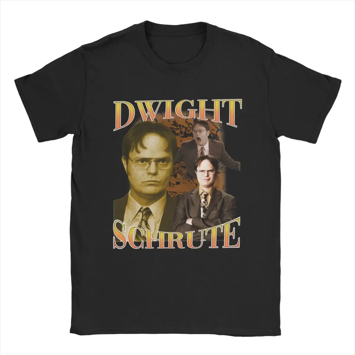 

Винтажные мужские футболки Dwight Schrute 90-х годов, футболка для офиса, ТВ-сериала, футболки с коротким рукавом, Хлопковая женская одежда