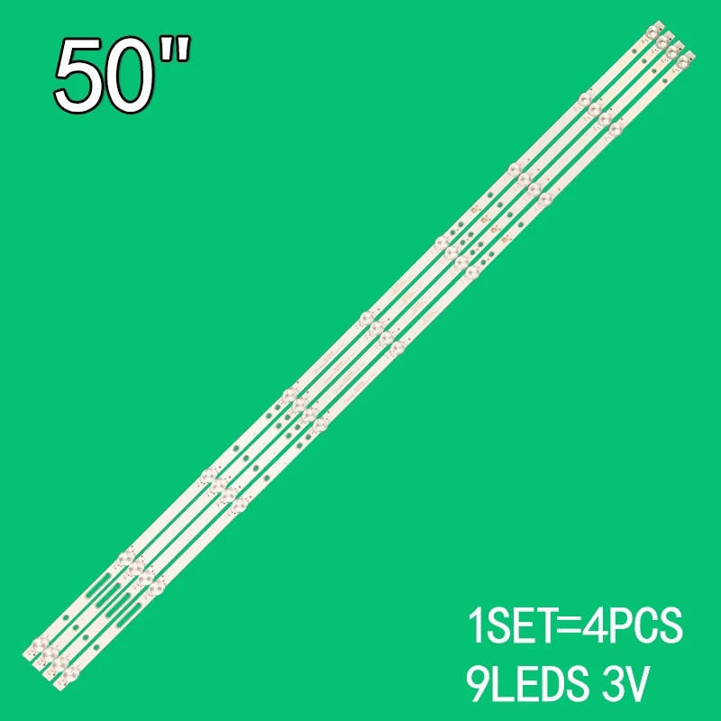 50 "LED backlight strip suitable for AWOX U5100 U5000STR/4K KJ50D09-ZC22AG-07A 9S1P/KJ50D19-ZC22AG-05