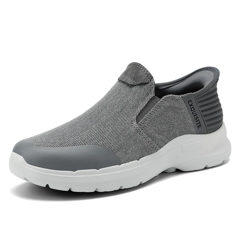 

New Summer Breathable Canvas Shoes Men Loafers Slip on Sneakers Fashion Casual Men Shoes Lightweight Flats Men Driving Zapato
