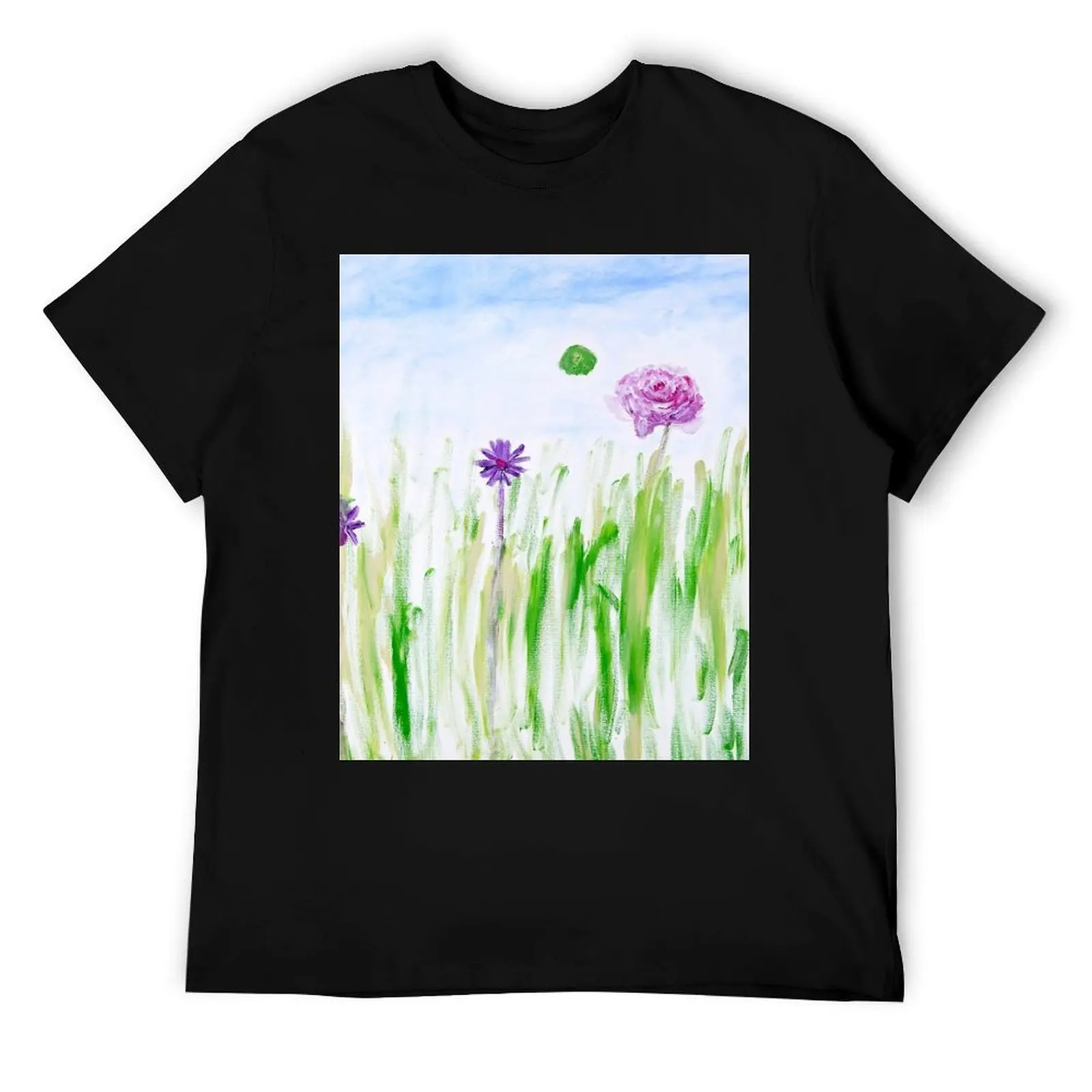 

Nanako Flowers T-Shirt man t shirt cotton high quality funny t shirts dark humor cotton t shirts man 100% T-Shirt